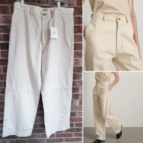 B Sides  Reworked Trouser - Clair Rinse   NEW 100% cotton   Made in USA Size 32 - Picture 1 of 16